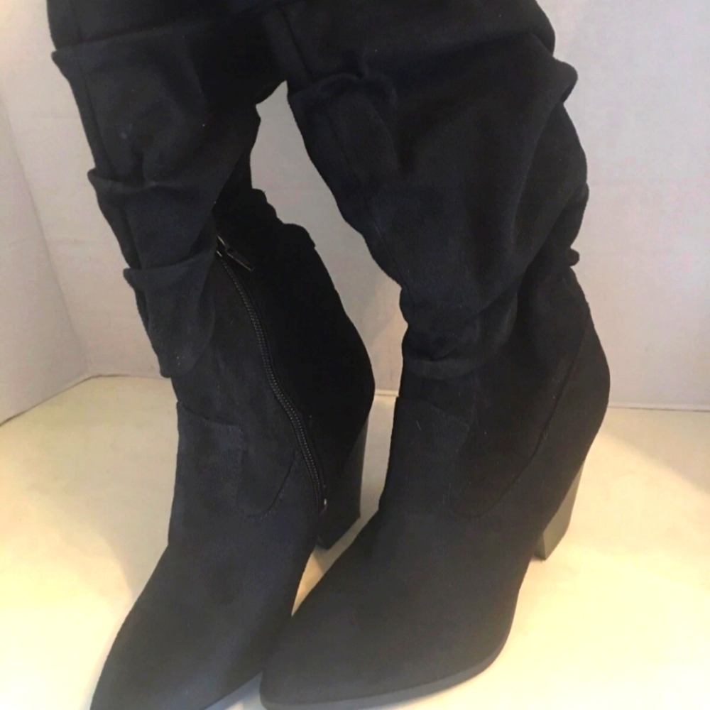 Carlos Santana Knee Slouch Boots Size 6M